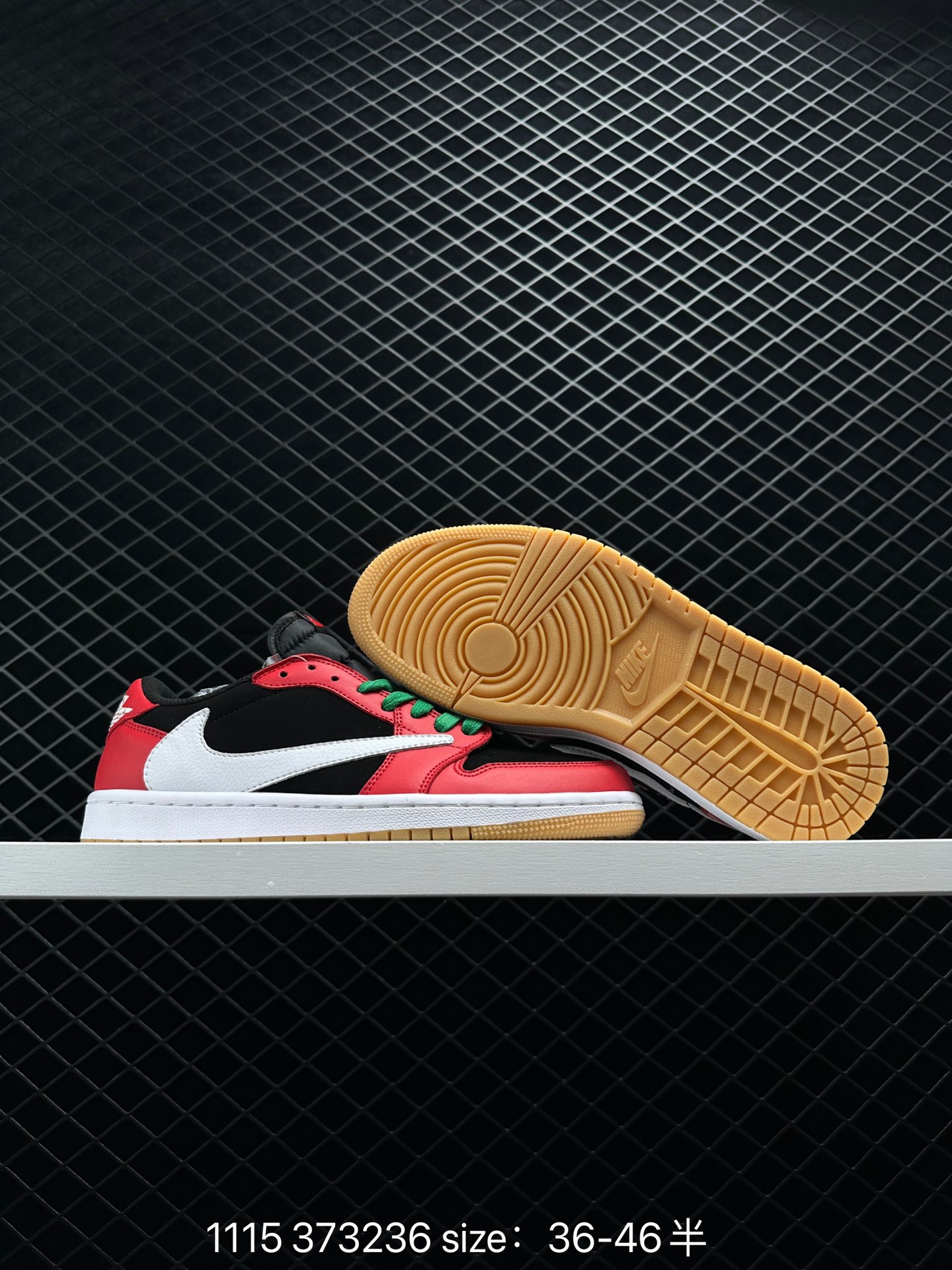 Travis Scott x Fragment x Air Jordan 1 Low“Military Blue”